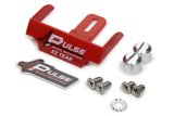 Helmet Tear Off Ramp - Adjustable - Aluminum Post Included - Red - Each thumbnail 1