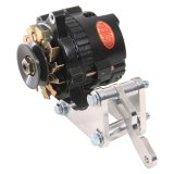 Alternator Kit - GM Style Race - CS121 - XS - Block Mount - Snug Mount - 100 amps Alternator / Belt / Bracket / Pulleys - Aluminum Case - Big Block Chevy - Kit thumbnail 1