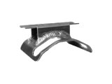 Tank Bracket - Roll Bar Mount - Clamp-On - 4 in Pressure Tank - Steel - Natural - Each thumbnail 1