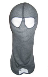 Head Sock - Dual Eyeport - SFI 3.3 - Double Layer - Moisture Wicking - Lenzing FR - Gray - One Size Fits All - Each thumbnail 1