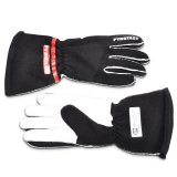 Driving Gloves - SFI 3.3/5 - Double Layer - Pro Reverse Stitch - Nomex - Black - X-Large - Pair thumbnail 1