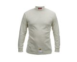 Underwear Top - Pro-One - FIA Approved - Long Sleeve - High Collar - Nomex - White - Medium - Each thumbnail 1