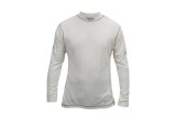 Underwear Top - Sport - SFI 3.3/1 - Long Sleeve - High Collar - Nomex - White - Large - Each thumbnail 1