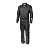 Driving Suit - Sportsman Deluxe - 1-Piece - SFI 3.2A/5 - Double Layer - Nomex - Black - Large - Each thumbnail 1
