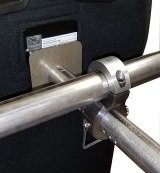 Seat Brace - Double-Barrel - Adjustable - 1-3/4 in Bar Mount - Steel - Natural - Kit thumbnail 1