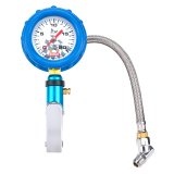 Tire Inflator and Gauge - 0-20 psi - Analog - 2-1/4 in Diameter - White Face - Each thumbnail 1