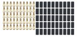 Ring Terminal - 10-8 Gauge Wire - Number 10 Hole - Heat Shrink Included - Copper - Set of 50 thumbnail 1