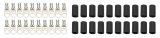 Ring Terminal - 6 Guage Wire - 1/2 in Hole - Heat Shrink Included - Copper - Tin Plated - Set of 20 thumbnail 1