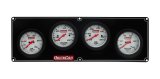 Gauge Panel Assembly - Extreme - Oil Pressure / Oil Temperature / Water Pressure / Water Temperature - 2-5/8 in Diameter - White Face - Warning Light - Kit thumbnail 1