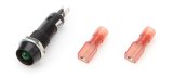 Warning Light - 12V - 3/8 in Diameter - Green - Quickcar Gauges - Each thumbnail 1