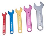 AN Wrench Set - Pro Series - Single End - 5-Piece - 6 AN to 16 AN - Aluminum - Multi Color Anodized - Kit thumbnail 1