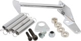 Throttle Return Spring Kit - Carb Mount - Steel - Chrome - Square Bore / Holley 2300 Carburetors - Kit thumbnail 1