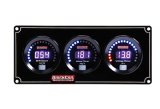 Gauge Panel Assembly - Digital - Oil Pressure / Water Temperature / Voltmeter - Black Face - Kit thumbnail 1