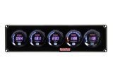 Gauge Panel Assembly - Digital - Oil Pressure / Water Temperature / Oil Temperature / Voltmeter / Tachometer - Black Face - Kit thumbnail 1