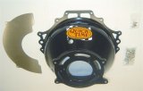 Bellhousing - Block Plate - Hardware Included - Steel - Black Paint - Various Transmissions - Chevy V8 - Kit thumbnail 1