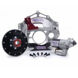 Bellhousing - Clutchless - Bellhousing / Flywheel / Hardware / Starter / Reverse Mount - Aluminum - 1-Piece Seal - Chevy - Bert / Brinn - Kit thumbnail 1