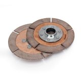 Clutch Disc - 5.5 in Diameter - 1-5/32 in x 26 Spline - Rigid Hub - Universal - Pair thumbnail 1