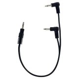 Adapter Cable - Splitter - 1/8 in Male Jack to Dual 1/8 in Male Jacks - Mono - Each thumbnail 1