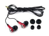 Headphones - Standard - 50 in Cord - 1/8 Input Jack - Rubber Ear Inserts - Each thumbnail 1