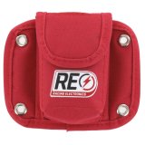 Storage Pouch - Receiver - Wire Tie Mount - Nylon - Red - Racing Electronics Receivers - Each thumbnail 1
