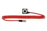 Push-To-Talk Switch - Hook and Loop Steering Wheel Mount - Through 5/8 in Steering Wheel Hole - Each thumbnail 1