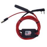 Radio Harness - 2 Pin Kenwood - 3 Pin Helmet Connector - Each thumbnail 1