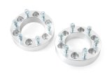 Wheel Spacer - 6 x 5.50 in Bolt Pattern - 1.5 in Thick - Aluminum - Clear Anodized - GM Fullsize Truck 1977-87 - Pair thumbnail 1