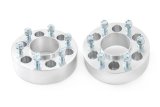 Wheel Spacer - 6 x 135 mm Bolt Pattern - 2 in Thick - Aluminum - Natural - Ford Fullsize Truck 2004-14 - Pair thumbnail 1