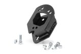 Spare Tire Carrier Spacer - Heavy Duty - Tailgate Mount - Max Tire Size 33 in - Steel - Black Powder Coat - Jeep Wrangler JK / TJ / YJ 1987-2018 - Each thumbnail 1