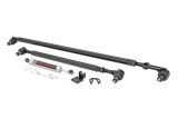 Steering and Stabilizer Kit - Heavy Duty - Drag Link / Tie Rods / Hardware Included - Steel - Black Paint - Jeep Cherokee XJ / Wrangler TJ 1984-2006 - Kit thumbnail 1