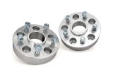 Wheel Spacer - 5 x 5.00 in Bolt Pattern - 1.5 in Thick - Aluminum - Natural - Pair thumbnail 1