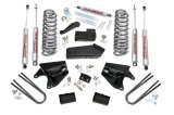 Suspension Lift Kit - 4 in Lift - Brackets / Bushings / Hardware / Shocks / Spacers / Springs - Ford Fullsize Truck 1980-96 - Kit thumbnail 1