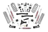 Suspension Lift Kit - 4 in Lift - Brackets / Bushings / Springs / Hardware / Shocks / Control Arms - Jeep Grand Cherokee 1999-2004 - Kit thumbnail 1