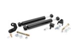 Steering Stabilizer Kit - Dual - Hardware Included - Steel - 2-1/2 to 6-1/2 in Lift - Jeep TJ / MJ / XJ 1984-2006 - Kit thumbnail 1