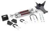 Steering Stabilizer Kit - Dual - Hardware Included - Steel - 2 to 8 in Lift - Ford Fullsize Truck 2005-18 - Kit thumbnail 1