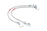 Brake Hose Kit - DOT Approved - Braided Stainless - 2 to 6 in Lift - Front - GM Fullsize SUV / Truck 1971-78 - Kit thumbnail 1