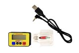 Radio Receiver - Element - Water Resistant - LCD Screen - Rechargeable - Charging Cord / Holster / Pouch - Plastic - Yellow - Each thumbnail 1