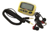 Radio Receiver - Legend Plus - LCD Screen - Holster / Input Cord Included - Plastic - Yellow - Each thumbnail 1
