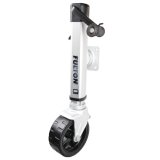 Trailer Jack - Fulton Series - Manual - Sidewind - 10 in Of Travel - 1600 lb Capacity - Aluminum - Clear Anodized - Each thumbnail 1