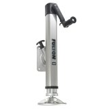 Trailer Jack - Fulton F2 - Manual - Sidewind - Bolt-On - 13 in Of Travel - 2000 lb Capacity - Aluminum - Clear Anodized - Each thumbnail 1