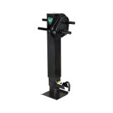 Trailer Jack - Bulldog 2-Speed Square - Manual - Sidewind - 12-1/2 in of Travel - 12000 lb Capacity - Crank Required - Steel - Black Powder Coat - Each thumbnail 1