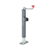 Trailer Jack - Bulldog Square Tube - Manual - Topwind - 15 in of Travel - 5000 lb Capacity - Steel - Gray Paint - Each thumbnail 1