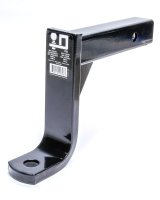 Ball Mount Hitch - 2 in Hitch - 10 in Long - 8 in Drop - 5000 lb Capacity - Steel - Black Powder Coat - Each thumbnail 1