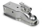 Trailer Coupler Kit - Class III - 5000 lb - 2 in Ball - 3 in Channel - Steel - Zinc Oxide - Each thumbnail 1