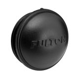 Tongue Jack End Cap - Removable - 2 in - Fulton Logo - Plastic - Black - Each thumbnail 1