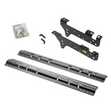 Gooseneck Installation Kit - Brackets / Hardware / Rails Included - Steel - Black Powder Coat - Reese Elite Series Gooseneck Mounting System - Ford Fullsize Truck 1999-2010 - Kit thumbnail 1