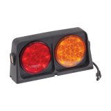 Trailer Light - Dual LED Lights - Red / Amber / Brake Light Function - Kit thumbnail 1
