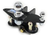 Frame Bracket - Bolt / Pin Included - Steel - Black Powder Coat - Reese RB2 Round Bar Weight Distribution System - Kit thumbnail 1