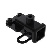 Hitch Receiver - Class IV - 6000 lb Max Gross Weight - 2 in Receiver - Steel - Black Powder Coat - Ram Fullsize Truck 2019-22 - Each thumbnail 1