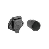Trailer Plug - Wesbar - 7-Way Connector - Vehicle End - Plastic - Black - Universal - Each thumbnail 1